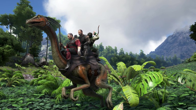 Ark: Survival Evolved Dino Galliminus trägt gleich drei Spieler greenhouse ark xbox one Ark: Survival Evolved Dino Galliminus trägt gleich drei Spieler greenhouse ark xbox one