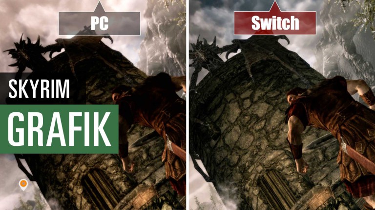   Skyrim: Compare the version of the switch with the PC version 