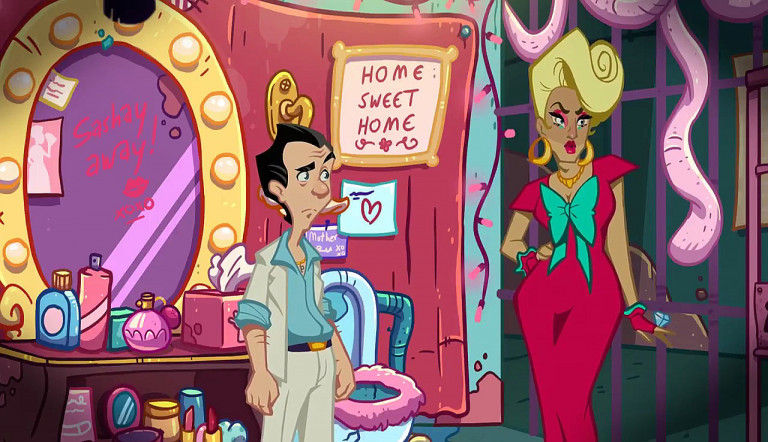 Leisure Suit Larry: Wet Dreams Do not dry: trailer with German speakers