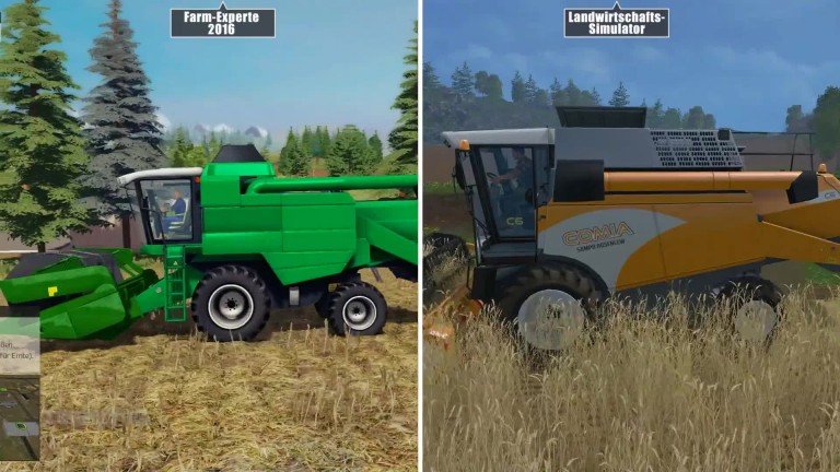 Landwirtschafts-Simulator 15 vs. Farm-Experte 2016 im Video