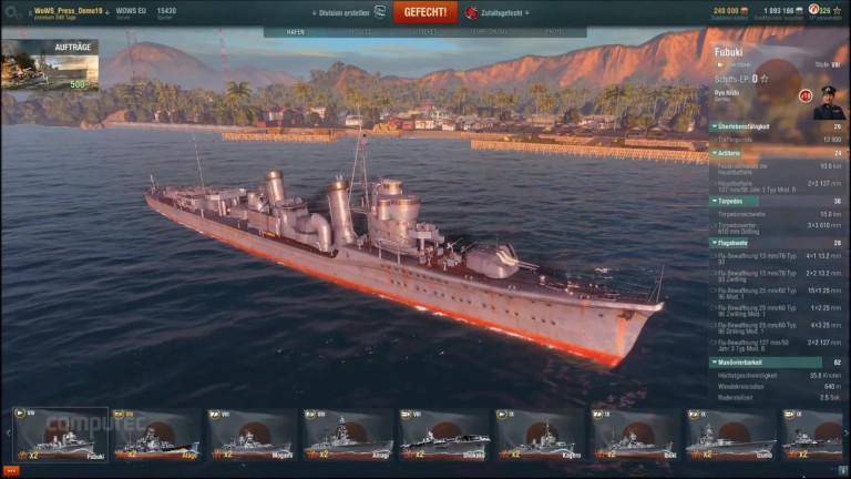 World Of Warships Ijn Fubuki Guide Video Buffed Shipyard Folge 65